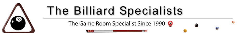 The Billard Specialists serving all of New England pool tables and billiards Logo